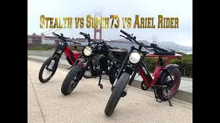 Super 73 RX (Dual Motor) vs. Stealth F37 vs. Ariel X52 Speed Tests