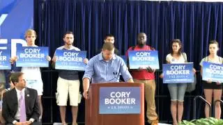 Cory Booker's Campaign Kick Off