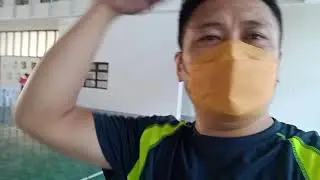 preparation for booster shot @pup gymnasium
