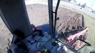 Vlog 182. Orze nową działkę. Będzie soja. Antek pomaga. Massey Ferguson 3060, Unia Tur.