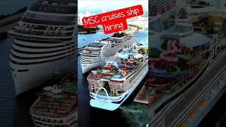 MSC cruises ship jobs #cruisejobs #jobs #cruise #cruiseship jobs for Indian soldiers !HIRING COMPANY