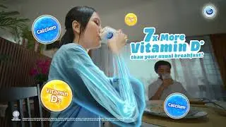 7x more Vitamin D* than your usual breakfast with Dutch Lady milk!