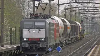 Treinen op station Dordrecht Zuid