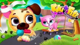 Kiki and Fifi Pet Friends - Virtual Cat and Dog Care/BabyGames/Game Kids/ Fun/ Creative/ Education/
