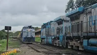 Cruzamento de Trens Tanqueiros em Catanduva-SP 