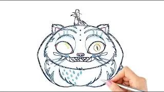 How to Draw Blue Tiger | Cute Derpy Tiger Easy Drawing for Kids & Toddlers
