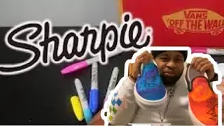 CUSTOM SHARPIE VANS!!! 🎨