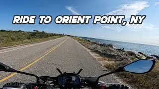 Scenic Motorcycle Ride / Orient Point, NY