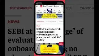 SEBI latest Circular I Ban on Options Trading I Rumour v/s Reality #optionstrading #option #ytviral