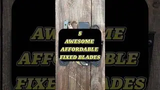 5 Awesome EDC Fixed Blades Under $100 #youtubeshorts #shorts #edc