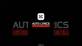 Auto Lyrics in CapCut - Tutorial #shorts