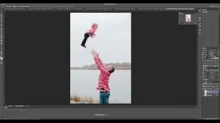 How to make a composition of two images in Photoshop