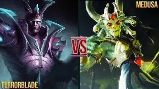 Mid only #4 - Terrorblade vs Medusa - Best Moments