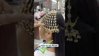 How to set Pasa? #hairstyling #hairtutorial #hairstyles #hairgrowth #hairtransformation