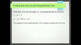 Conics Part 1 (Equation of a line in Cartesian form)
