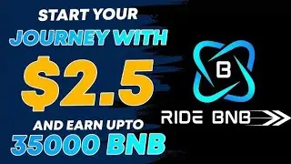 EARN 35000 BNB COINS || RIDE BNB DAPP SYSTEM || Short Term Big Earning || No Risk #rider bnb