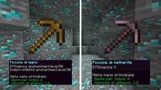 Wooden Pickaxe Unbreaking 50 VS Netherite Pickaxe on Minecraft 1.21!!!