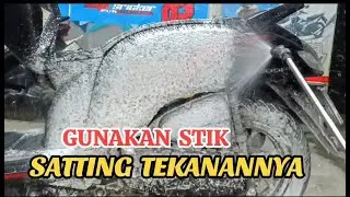 Cara Setting Tekanan Tabung salju Buat Cuci Tanpa sentuh