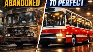 &ldquo;Abandoned 1970s Bus Restored to Perfection | Relaxing ASMR Repair & Final Drive&rdquo;