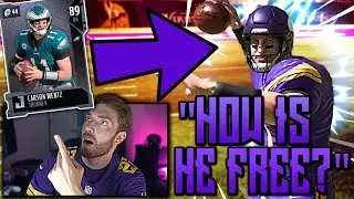 BEST FREE CARD IN MUT 😶 89 OVR Journey Carson Wentz - Madden 19 Ultimate Team Gameplay