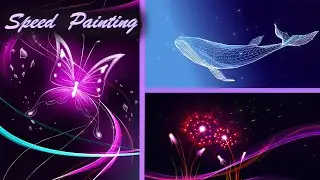 AMAZING ARTS! Lovely card designs digitalpainting  timelapsed for relax. Speed painting experience