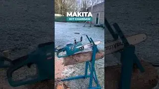 Makita UC011G Chainsaw cutting through like it's butter 🧈