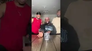 Пытаемся пить воду с массажером на руке 😂 #шорты