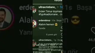 mane geliyor mu ? #erdentimur #sadiomane