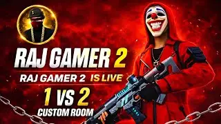 ⚡ Handcam Live Stream | 4v4 Custom | Headshot + One Tap Show 💯#raistar