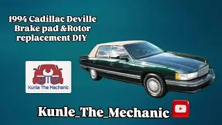1994 Cadillac Deville Brake pad and Rotor replacement DIY 