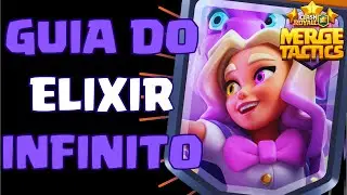 😮 GUIA COMPLETO DE COMO TER ELIXIR INFINITO NO COMBINAÇÕES TÁTICAS! - Clash Royale Merge Tactics