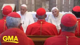 Pope Francis convenes meeting with new cardinals l GMA