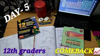 DAY-5 OF CRUSHING MY BOARDS PHYSICS EDITION VIJETA PW CLASS 12 💪📚🚀