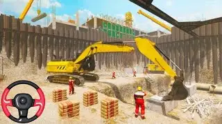 534 excavator duty android - construction simulator android gameplay