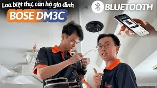 UNBOX loa âm trần không cần amply Bose DM3C | Loa nghe nhạc căn hộ, chung cư gia đình