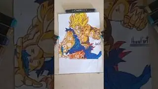 Dessin Wu Goku SSJ1 - Iboul'art