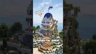 Greece & Santorini Inspired Minecraft House Build Idea! #minecraft