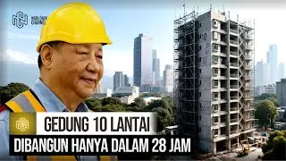 China Membangun Gedung 10 Lantai Hanya Dalam 28 JAM 45 Menit