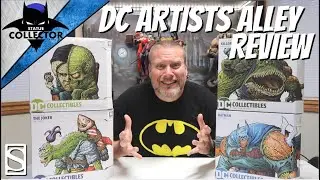 Unboxing & Review: DC ARTISTS ALLEY Batman | Joker | Two Face | Killer Croc REVIEW!! DC Collectibles