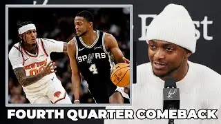 De'Aaron Fox o odporności drużyny i powrocie w czwartej kwarcie