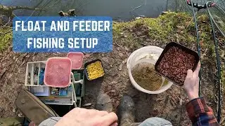 How I set up my float and feeder fishing rod / Winter fishing for silvers / quiver tip fishing