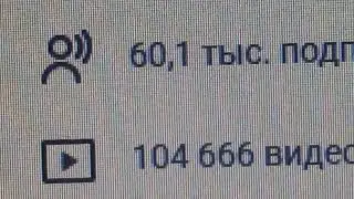 Три 6-ки в количестве опубликованных видео на утро 07.02.2026, а именно 104 666 видео