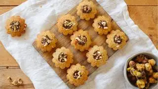 Financiers noisettes cœur pâte à tartiner