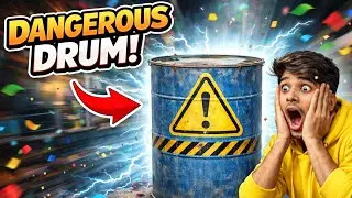 Blue Drum Ke Saath Khatarnak Masti 😱 | Dangerous Drum Experiment