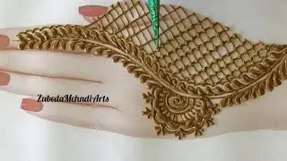 Beautiful and stylish mehndi design 😍 easy and simple mehndi#mehndi#trending#viral#youtubeshorts