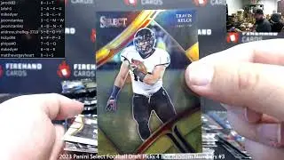 8/19/2023 2023 Panini Select Football Draft Picks 4 Box Random Numbers #3