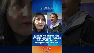 En Radio 97.9 con Valeska Cartagena, Presidente de la JJVV N°1 Arco Iris Munilque Correa - Mulchén -