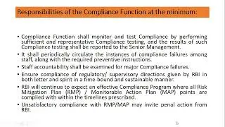 Responsibilities of the Chief Compliance Officer at NBFC-