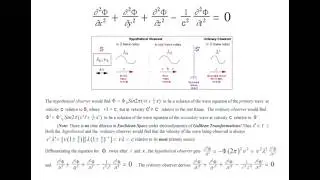 Alternative to the Invariance of the Wave Equation - Relativity vs Reality 13/71