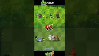 PVZ  FUSION VS PVZ 2 - 4 Plants Team Vs  Zombie Team - p19 - Who wins ?#pvz #plantsvszombies #shorts